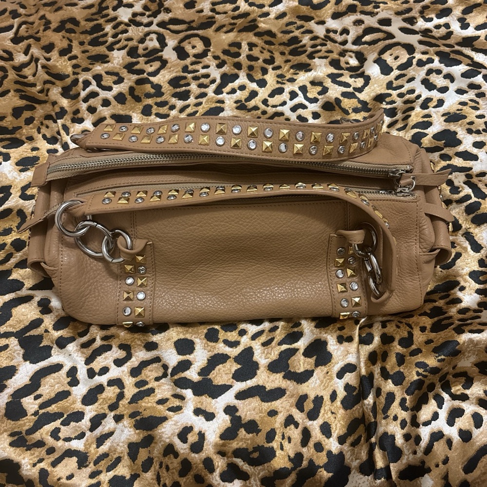 2000s leather shoulder bag